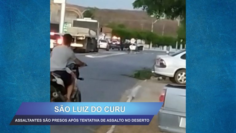 Tentativa de assalto em mercadinho, no Deserto, termina com suspeitos presos. Um foi baleado