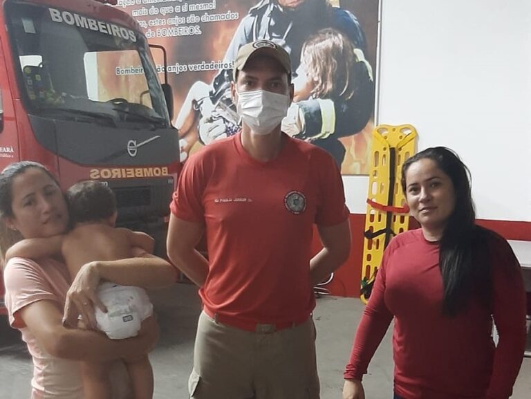 Bombeiros socorrem criança engasgada em Itapipoca